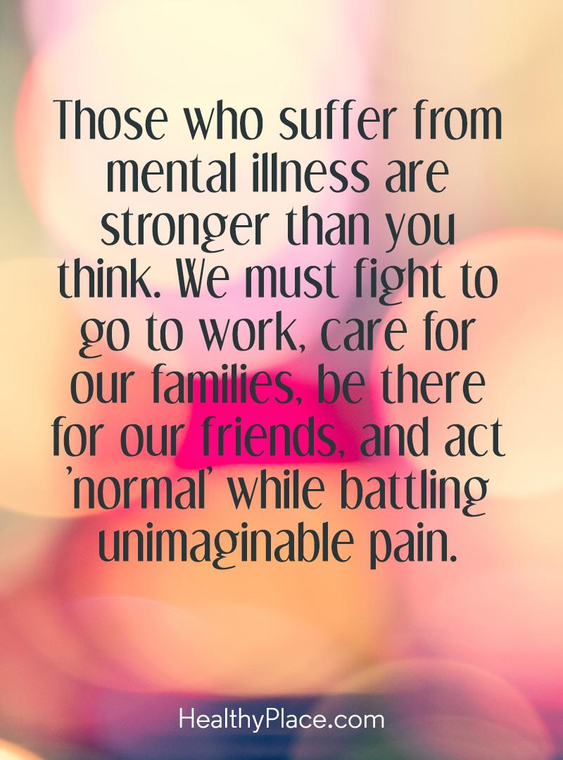 Quotes On Mental Illness Stigma HealthyPlace