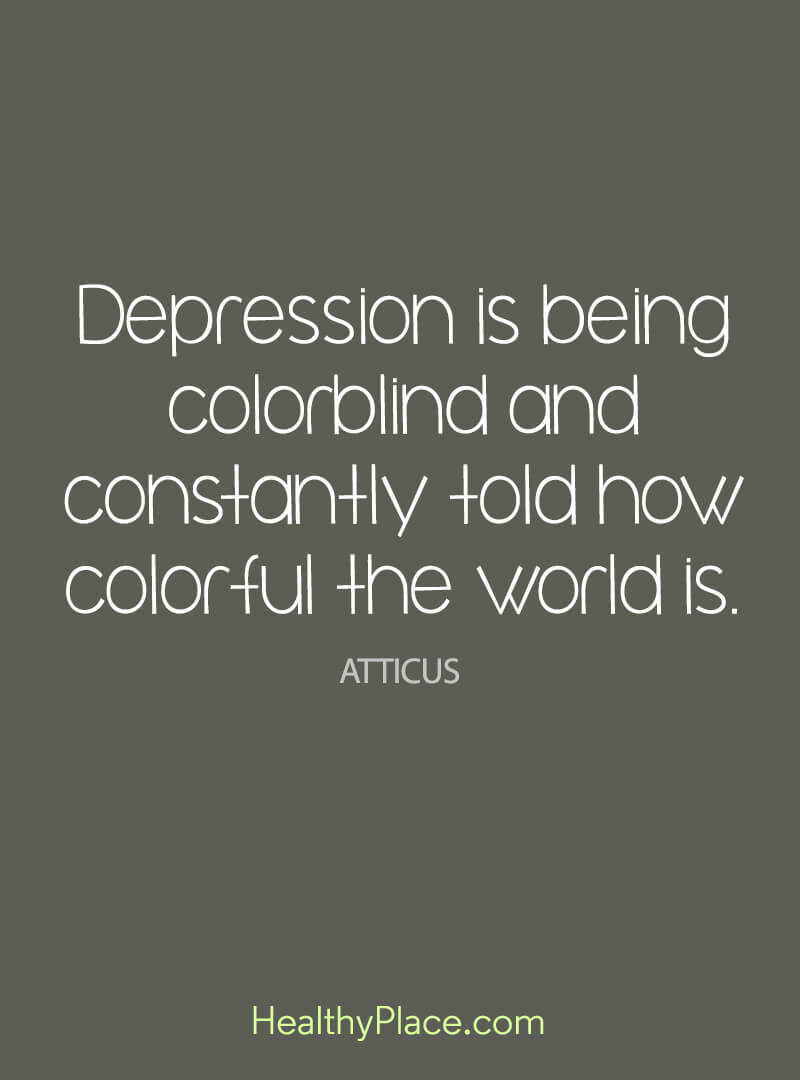 major depression quotes