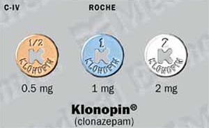 klonopin dosage for pain