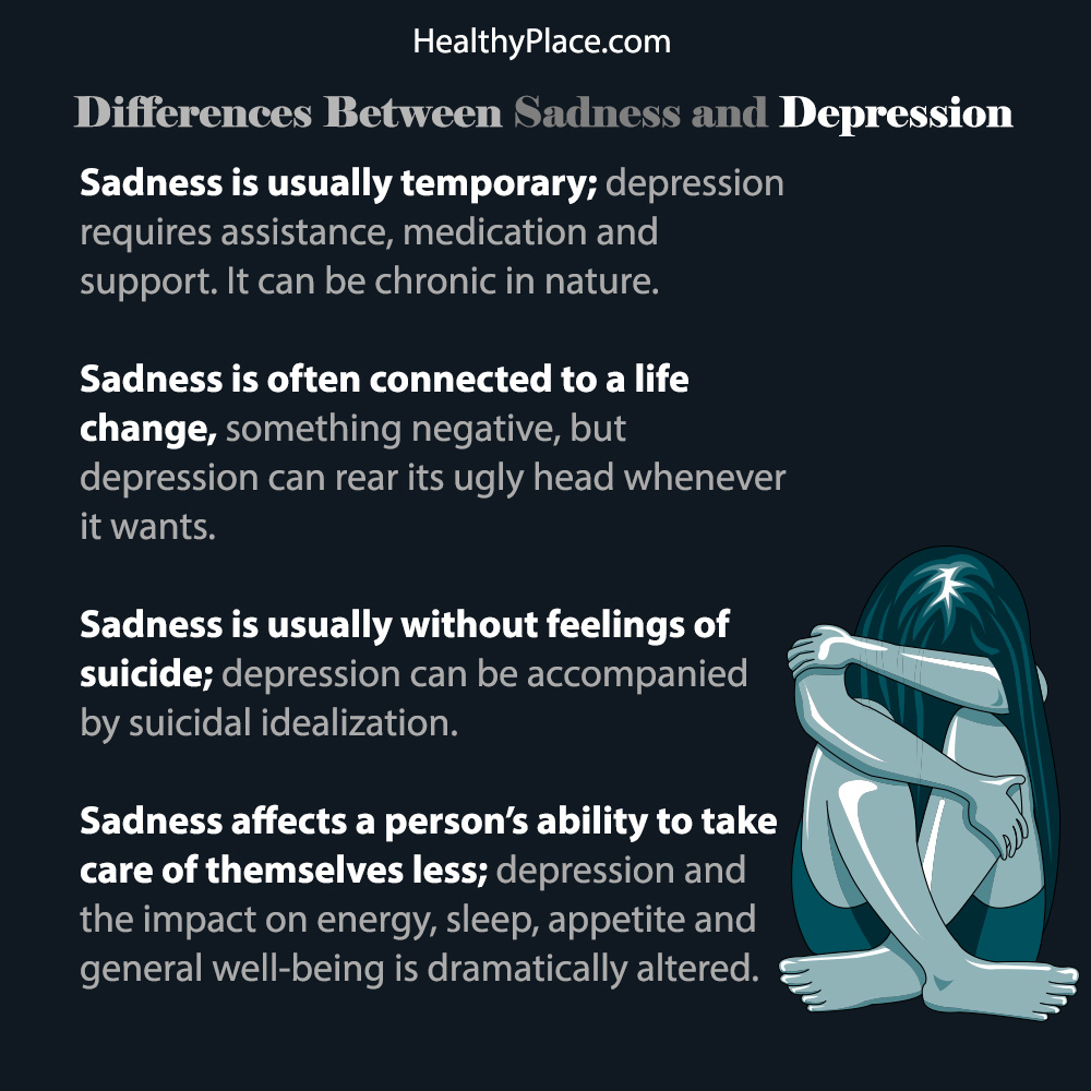 Sadness Vs Depression What s The Difference HealthyPlace